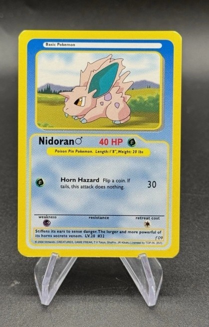 Nidoran Pokemon Funskool Vintage 2004 Nintendo Creatures India F09