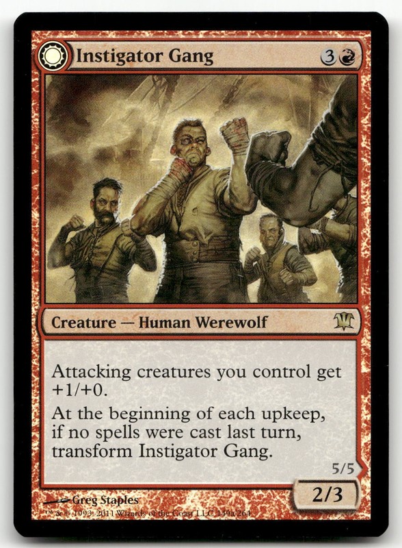 Instigator Gang #149 (Foil) (NM) Innistrad ISD Magic MTG