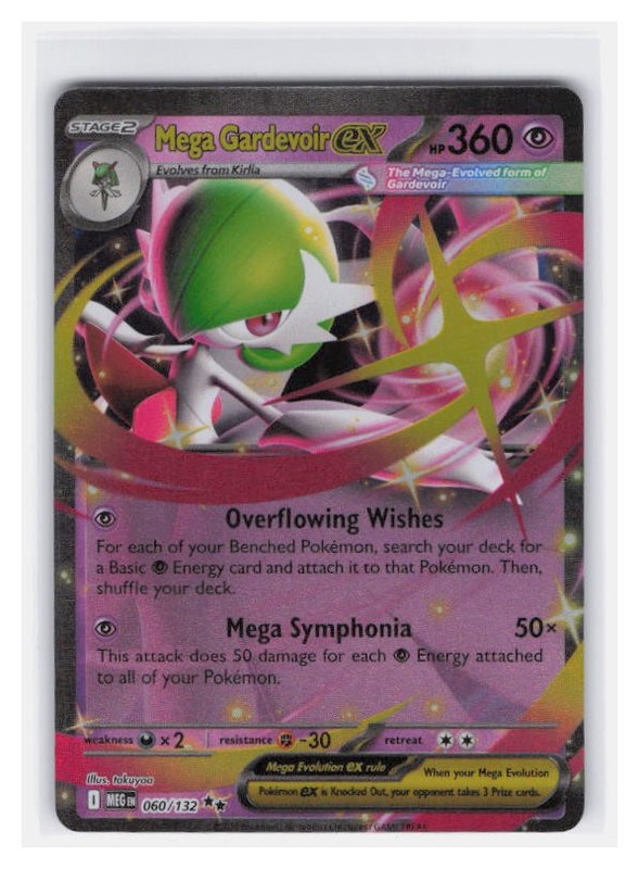 Mega Gardevoir ex Holo Double Rare Prize Pack Series Cards 060/132 NM