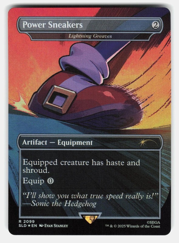 POWER SNEAKERS – LIGHTNING GREAVES FOIL – Magic: The Gathering – STANLEY NM/M
