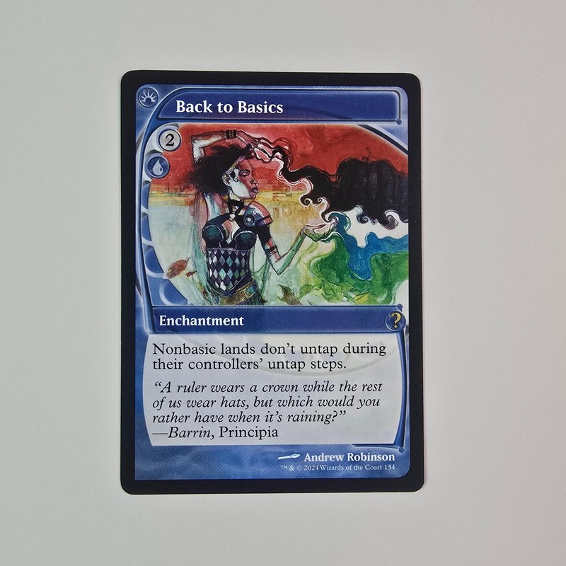 Back to Basics (Future Sight) 154 Rare Mystery Booster 2 Magic: The Gathering NM