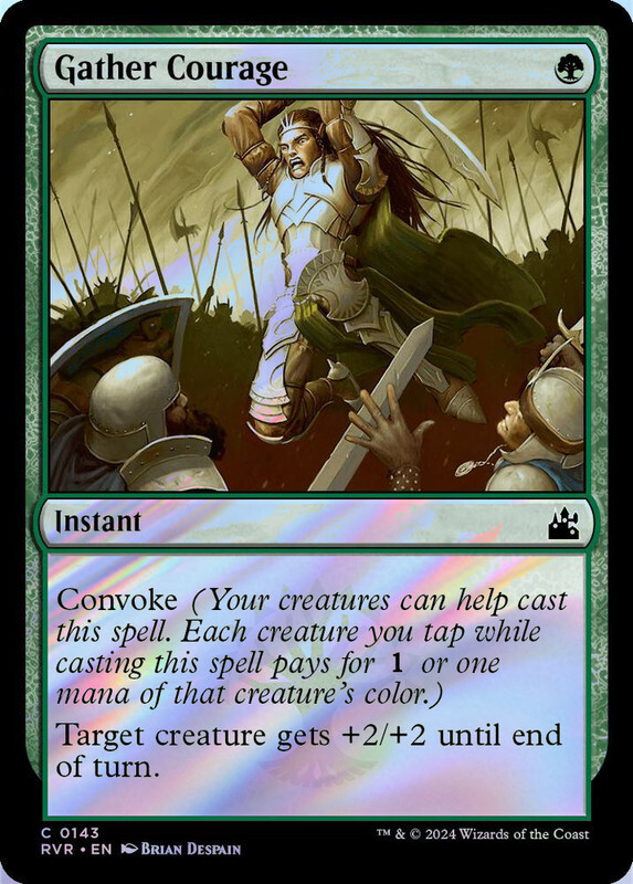Gather Courage 0143 MTG RVR NM Foil