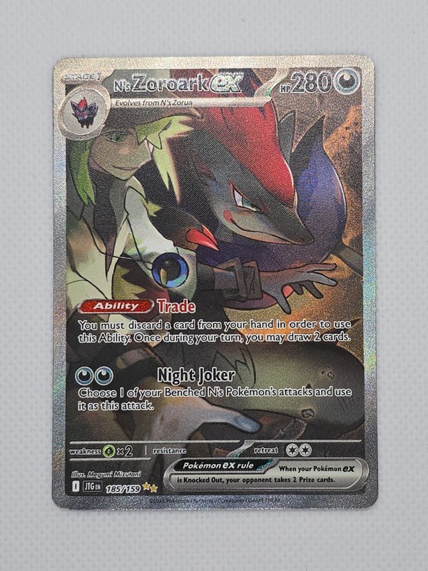 Pokémon TCG N’s Zoroark Ex 185/159 Special Illistration Rare Journey Togather
