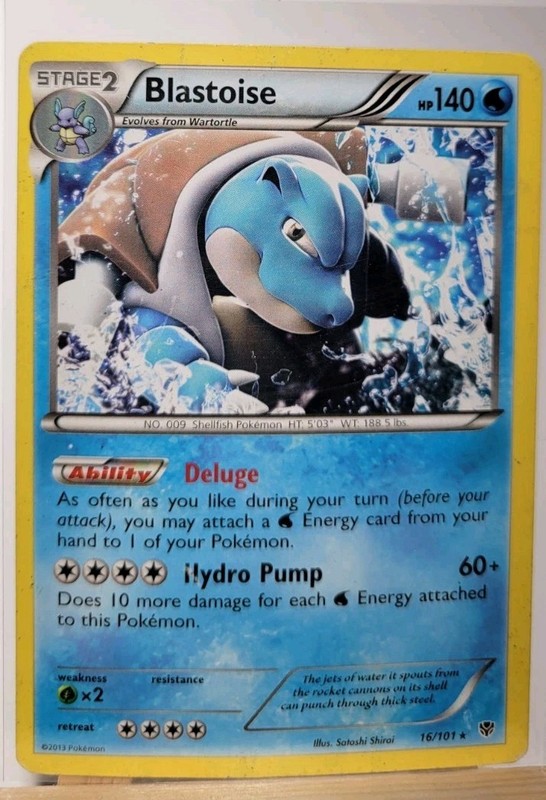 Blastoise (BW Plasma Blast) 16/101 Rare Deck Exclusives Pokemon