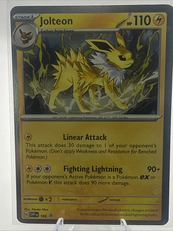 Jolteon – 169 (Cosmos Holo) 169 Sv: Scarlet & Violet Promo Cards Holo