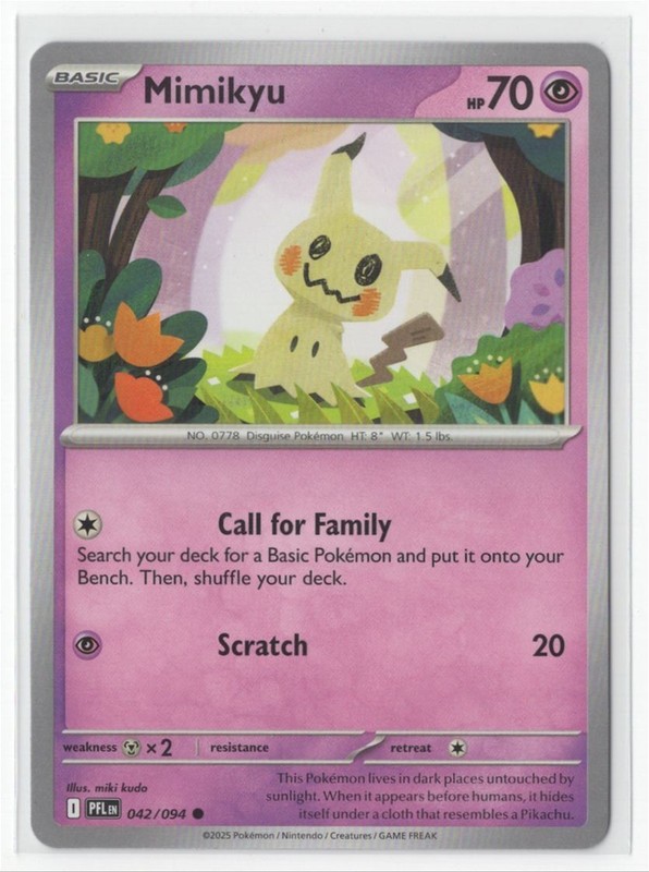 Pokemon Phantasmal Flames 042/094 Mimikyu
