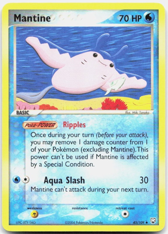 Mantine Uncommon Team Rocket Returns 45/109 LP