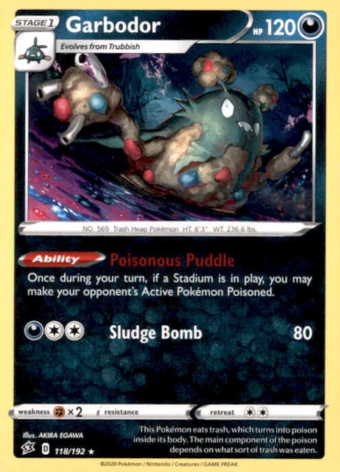 SWSH02: Rebel Clash #118/192 Garbodor
