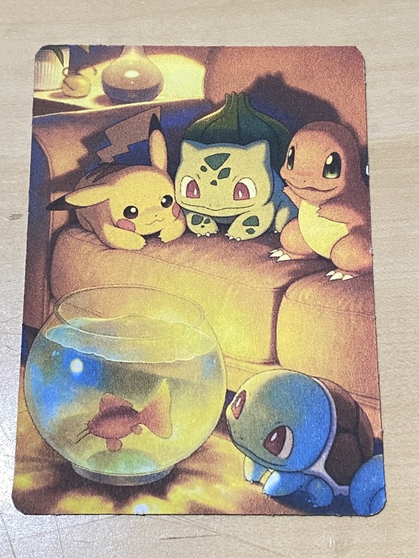 Anime ART STYLE Pikachu Fan Full Art Pokemon Custom Card/perfect bookmark gallery