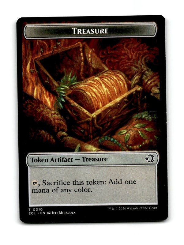 Kithkin // Treasure Token 7 // 10 Lorwyn Eclipsed Magic: The Gathering NM ~03821