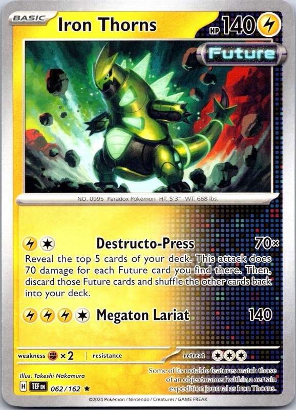 Iron Thorns 062/162 Deck Exclusives Regular