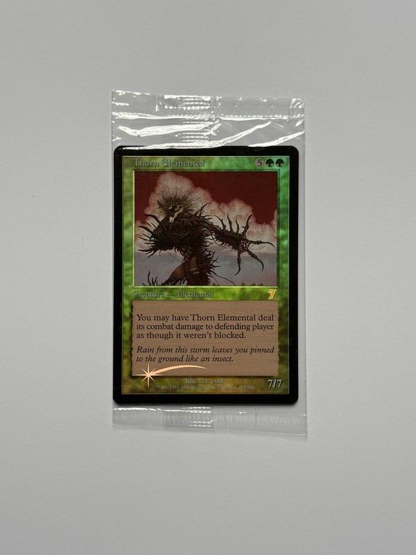 MTG Sealed THORN ELEMENTAL FOIL 7th Edition MINT RARE Creature 2001