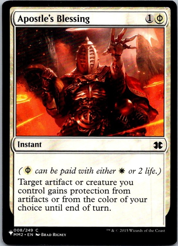 Apostle’s Blessing C The List Reprints 8 NM Normal
