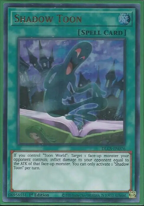 Yugioh – Shadow Toon – 1st Edition Ultra Rare Holographic Card