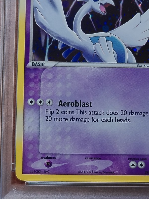 2005 Pokemon Unseen Forces Lugia #29 PSA 9 - Rare Cosmos Holo ‘PSA Label Error’ gallery
