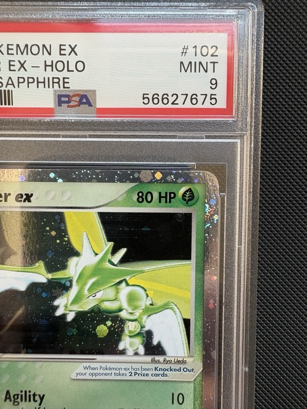 Pokémon TCG Scyther ex 102/109 Ex Ruby Sapphire PSA 9 Mint gallery