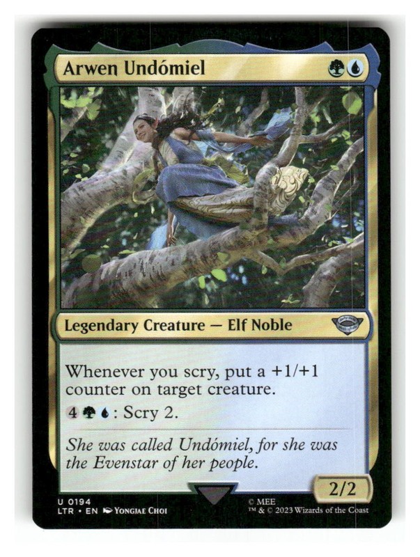 Arwen Undomiel 194 Universes Beyond: LotR: Tales of Middle-earth MTG NM