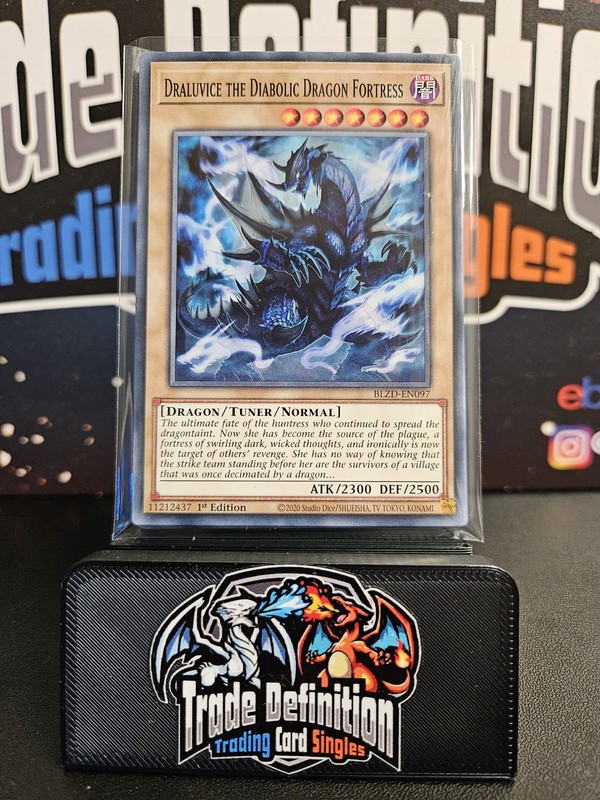 Yugioh BLZD-EN097 – Draluvice the Diabolic Dragon Fortress – Common