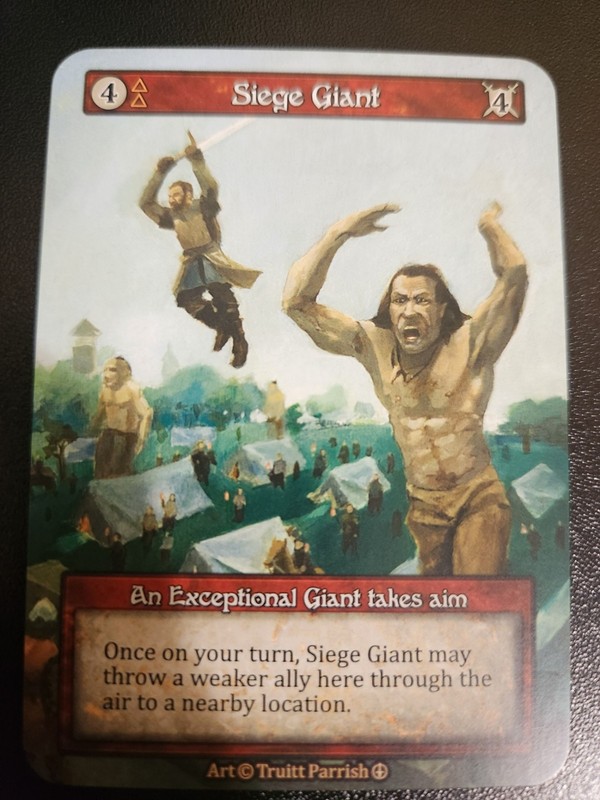 Sorcery Contested Realm Arthurian Legends Exceptional Siege Giant NM Non-foil