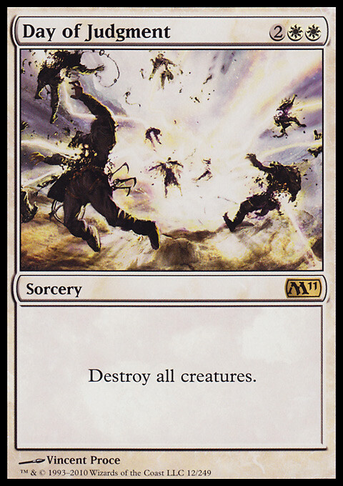 MTG Magic the Gathering Day of Judgment (12/255) Magic 2011 LP
