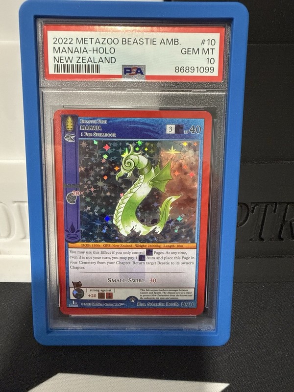 Metazoo – New Zealand Ambassador Promo – Manaia 10/10 – Holo – PSA 10