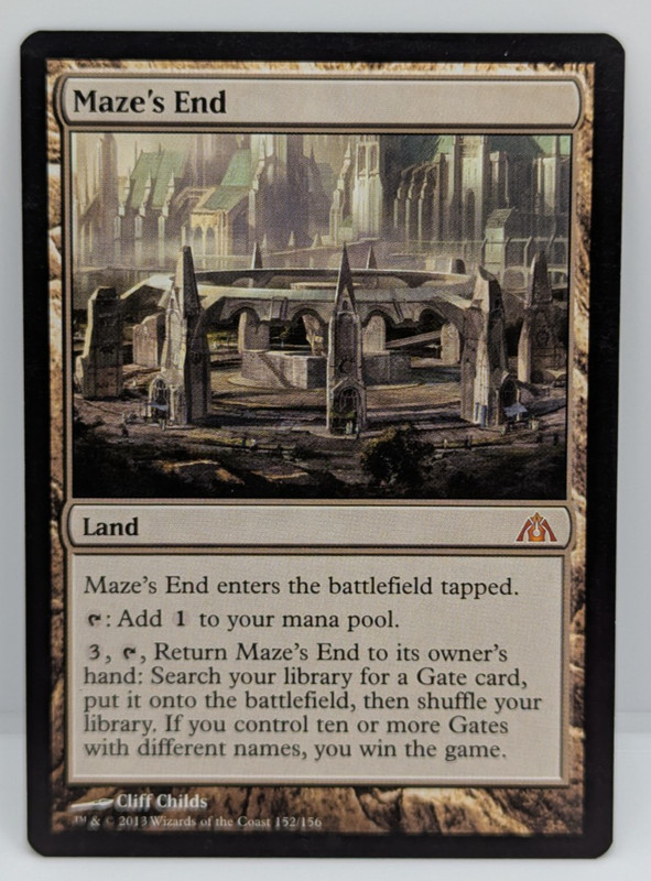 Maze’s End Dragon’s Maze Regular NM MTG