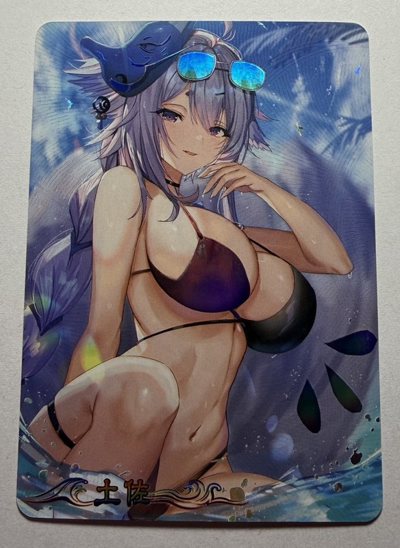 SEXY WET ACTION WAIFU IJN Tosa HELLO SUMMER ACG PREMIUM HOLO CARD NM