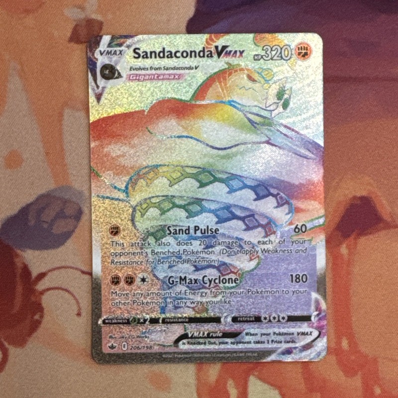 Sandaconda VMAX (Secret) 206/198 Swsh06: Sword & Shield – Chilling Reign Holo