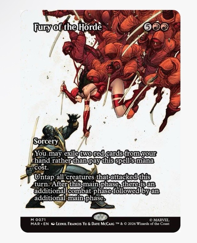 [Pre-Order] MTG Fury of the Horde MAR English Full Art SHIPS AFTER 6/19!