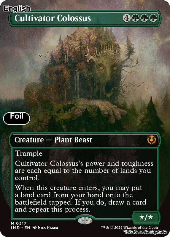 Cultivator Colossus (Borderless) EN [INR – 317] – NM [Foil] TCG MTG