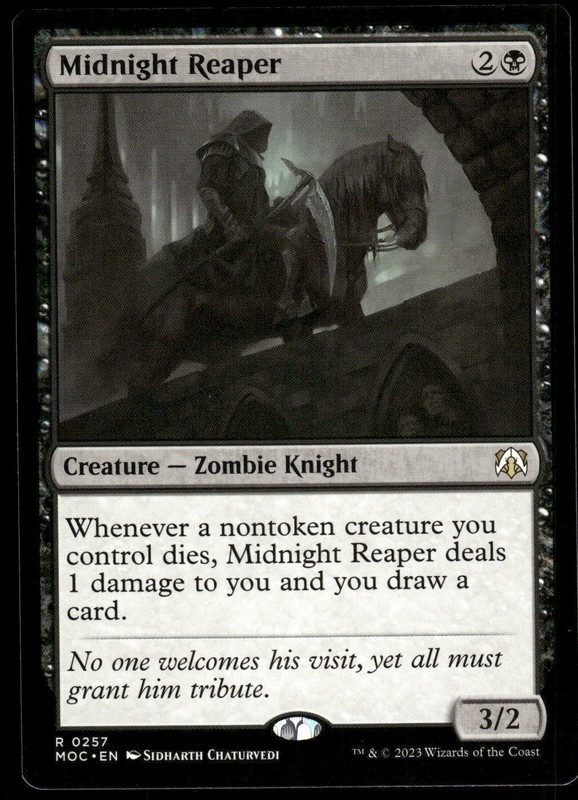 1x Midnight Reaper – Commander: March of the Machine – NM – MTG