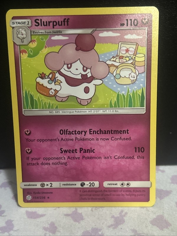 Slurpuff 154/236 Rare Cosmic Eclipse Pokemon Near Mint