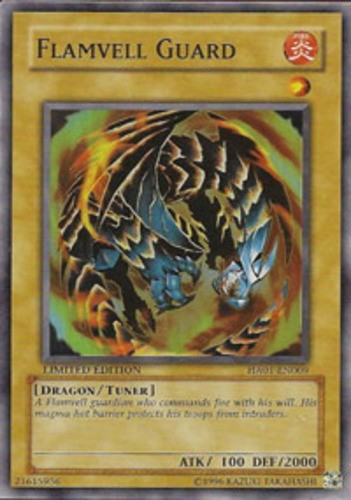 Flamvell Guard – HA01-EN009 – Super Rare – Limited – Damaged