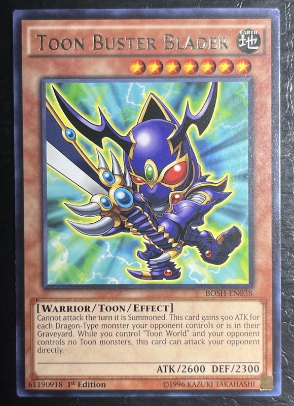 Toon Buster Blader BOSH-EN038 Breakers of Shadow 1st Edition LP