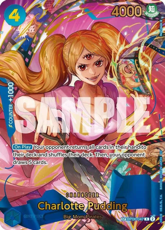 Charlotte Pudding (OP06-047/380) Premium Booster -The Best- Vol. 2 NM FOIL- SP