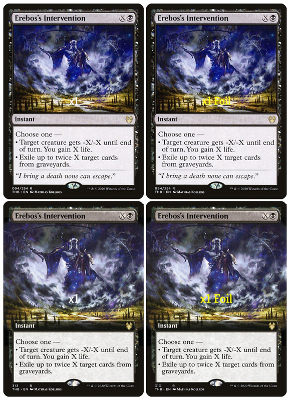 MTG Theros: Beyond Death THB Erebos’s Intervention MINT (SELECT)
