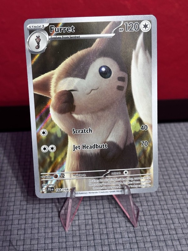 Furret 168/159 JTG Journey Together Illustration Rare NM Pokemon