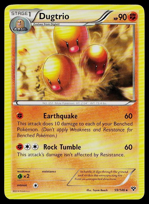 Pokemon Card XY Dugtrio 59/146 Rare