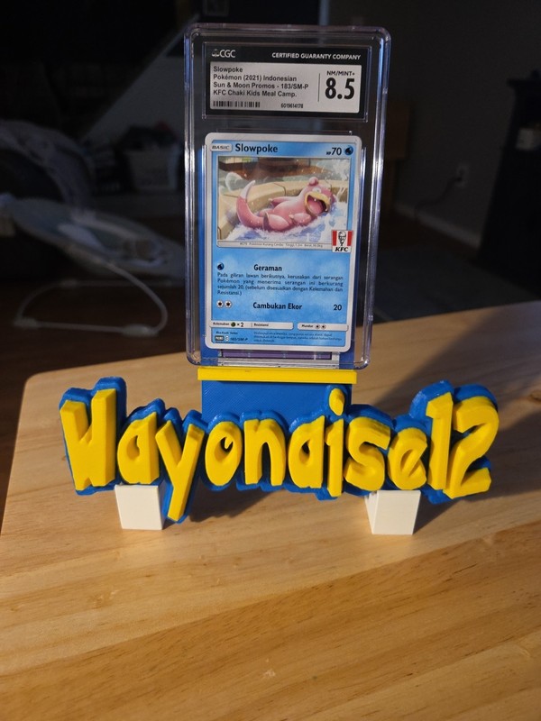 Pokemon Slowpoke 183/SM-P KFC Kentucky Fried Chicken Promo Card