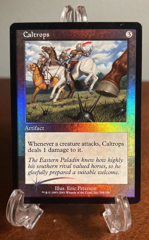 MTG Caltrops 7th Edition Foil LP Magic the Gathering Seventh Edition Rare 2001