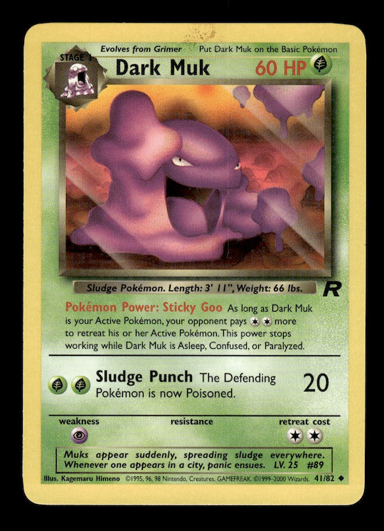 Pokémon TCG Team Rocket Dark Muk 41/82