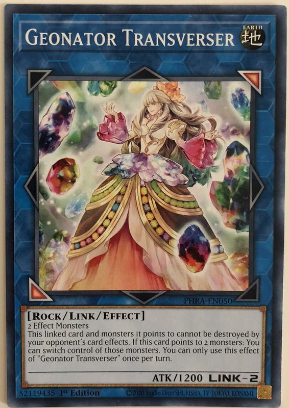 Yugioh – PHRA-EN050 – Geonator Transverser – Phantom Rage – Common