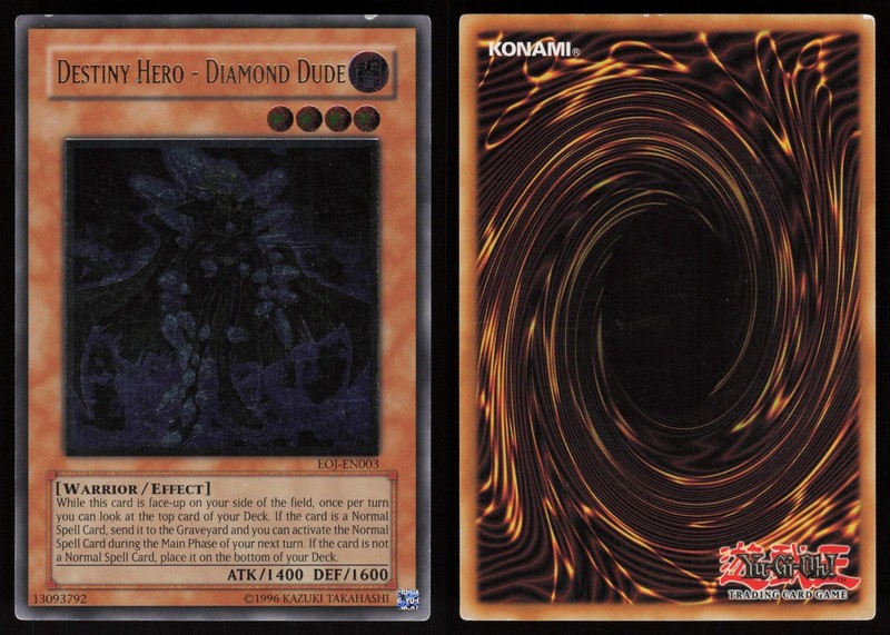 Destiny Hero - Diamond Dude (UTR) EOJ-EN003 Enemy of Justice EURO YU-GI-OH gallery