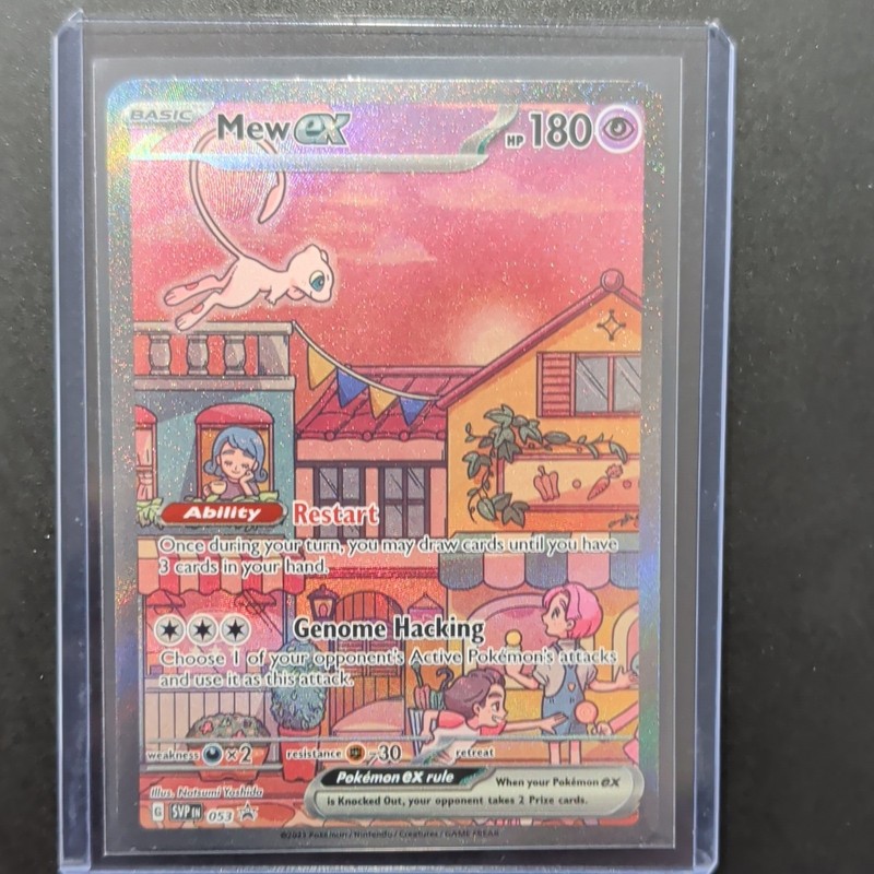 Pokemon Mew ex SVP 053 Holo Promo 180 HP Basic EX Scarlet & Violet