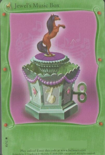 Bella Sara CCG – Jewel’s Music Box 85/92 – Baby Bella