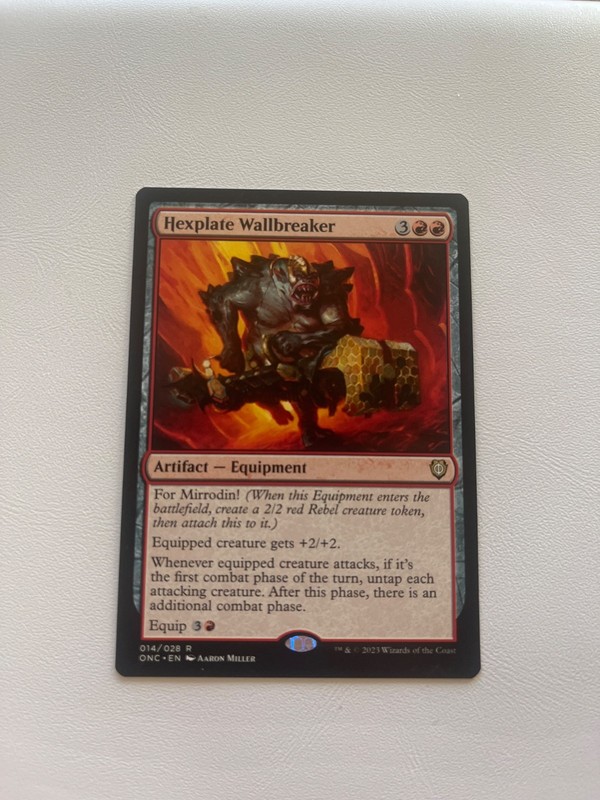 Hexplate Wallbreaker Commandern: Phyrexia: All Will Be One Regular
