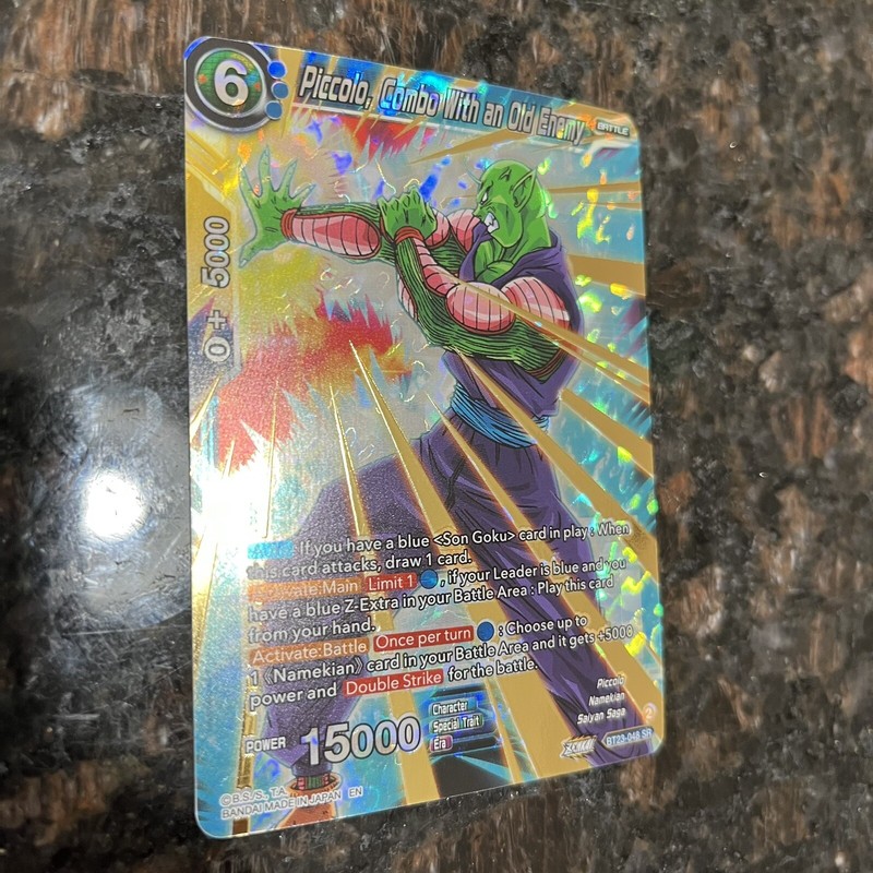 Piccolo Combo With an Old Enemy BT23-048 SR Foil Dragon Ball Super Card Game NM gallery