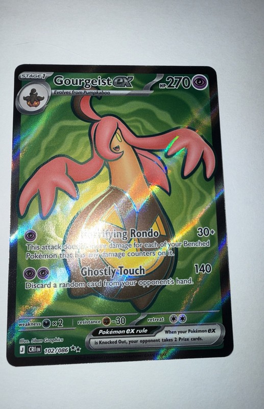 Gourgeist ex 102/086 Me04: Chaos Rising Holo