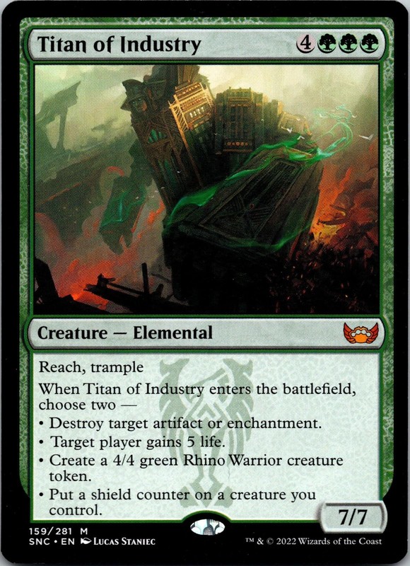 Titan of Industry 159 Mythic Streets of New Capenna NM