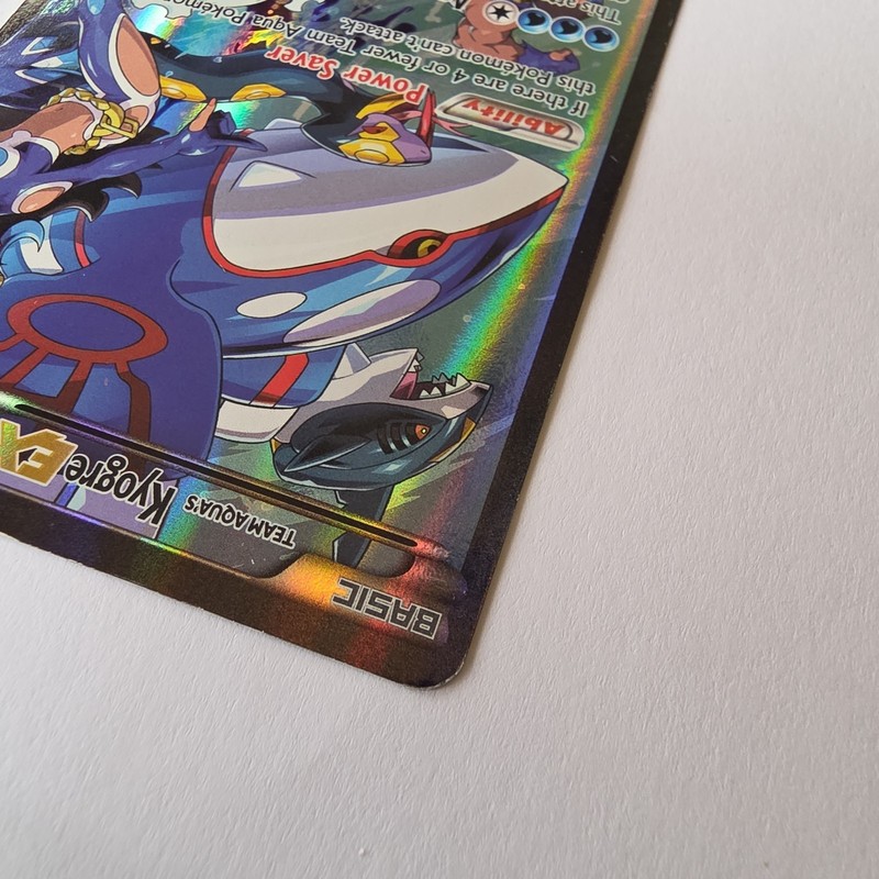 Team Aqua's Kyogre EX 6/34 Double Crisis Holo (Moderately Played) FREE SHIPPING gallery